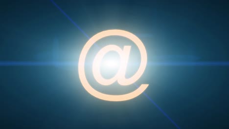 At-Zeichen-Symbol-Text-Explodieren-Email-Internet-Netz-Soziales-Netzwerk-E-Mail-Digital-4k